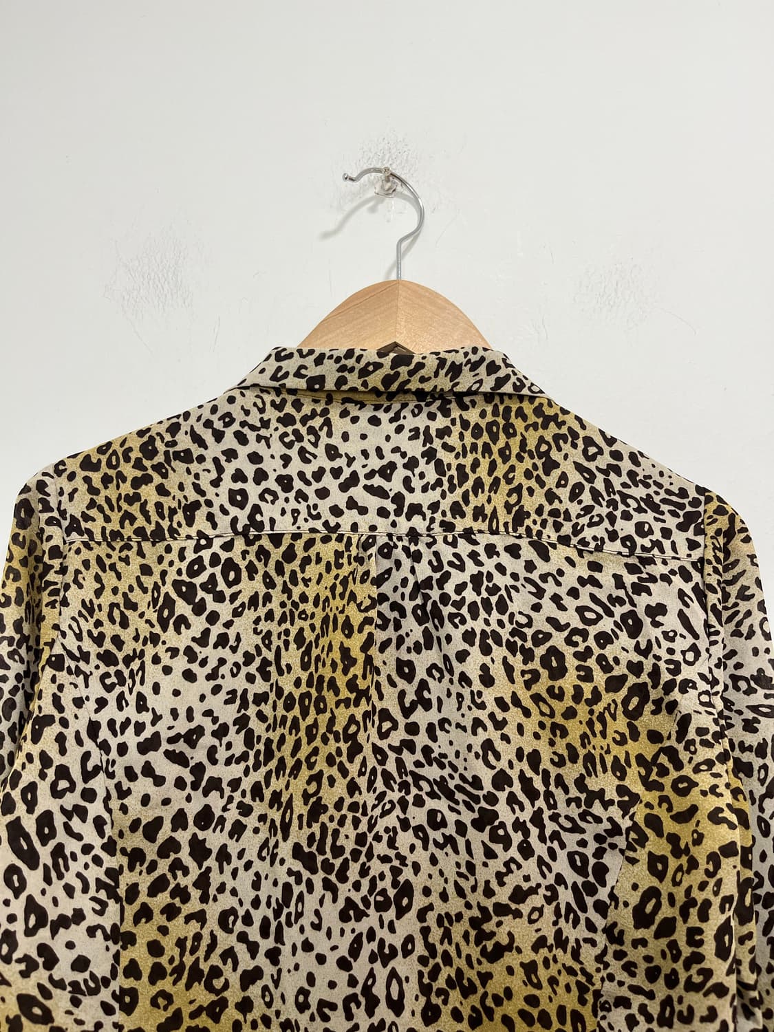 일본 빈티지 갸루 레오파드 셔츠 블라우스 상품이미지6