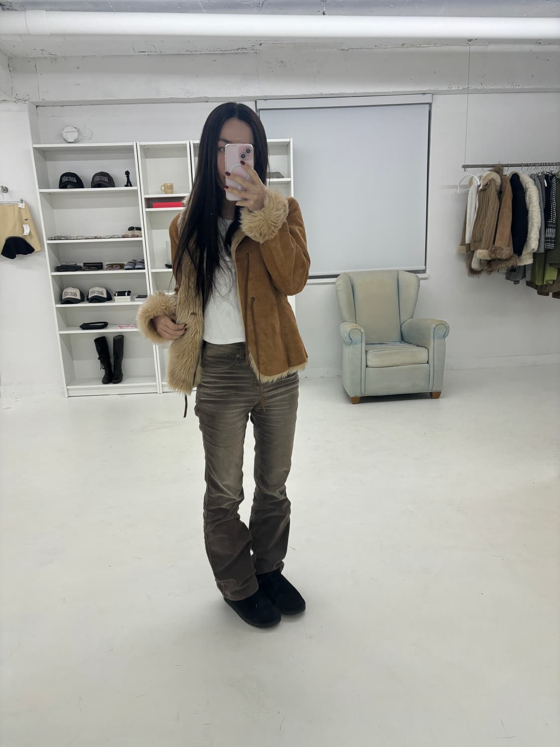 Cecil mc bee  무스탕 퍼 자켓 (새제품) 상품이미지10