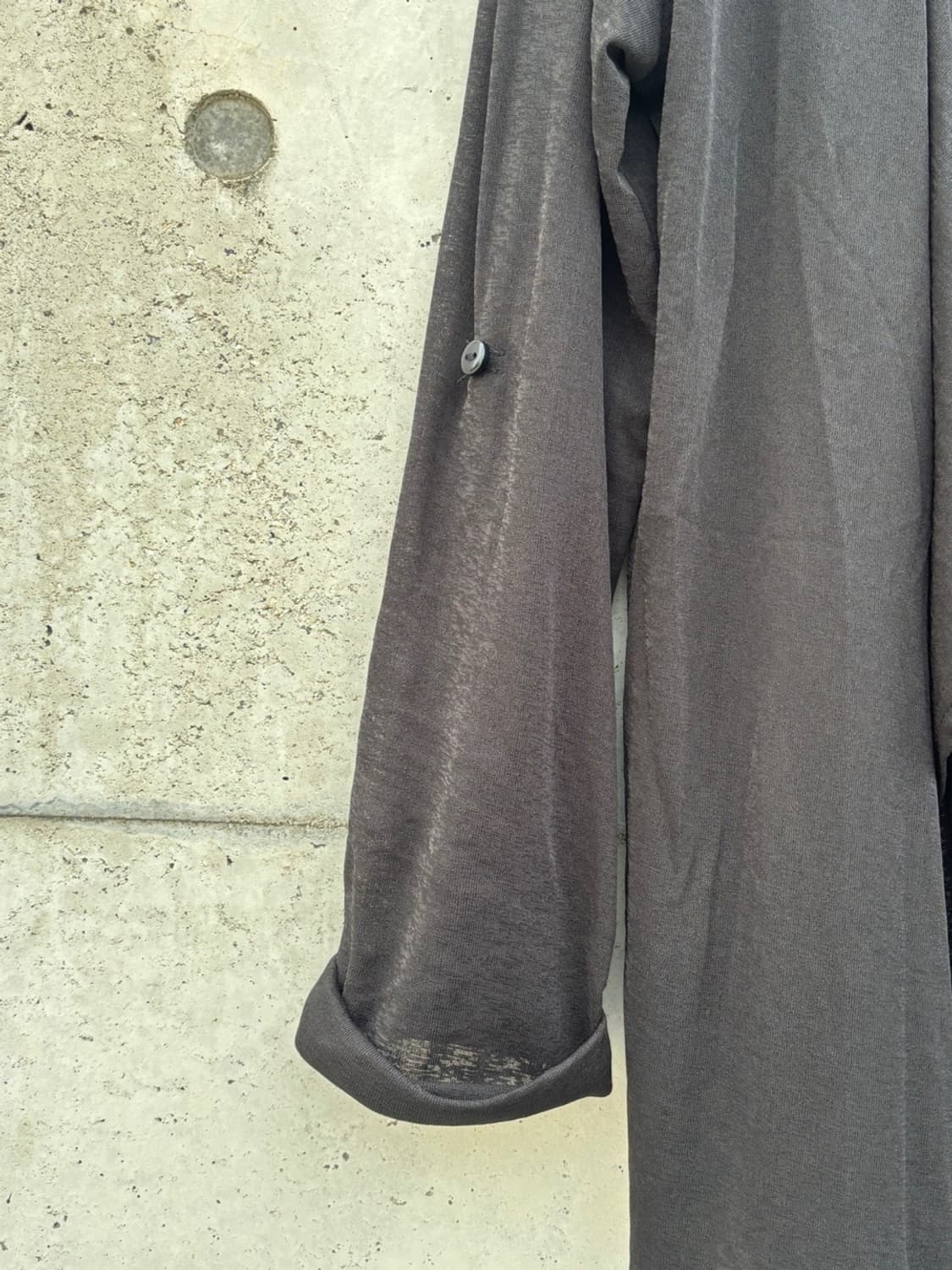 Japanese Black Draped Cardigan 상품이미지4