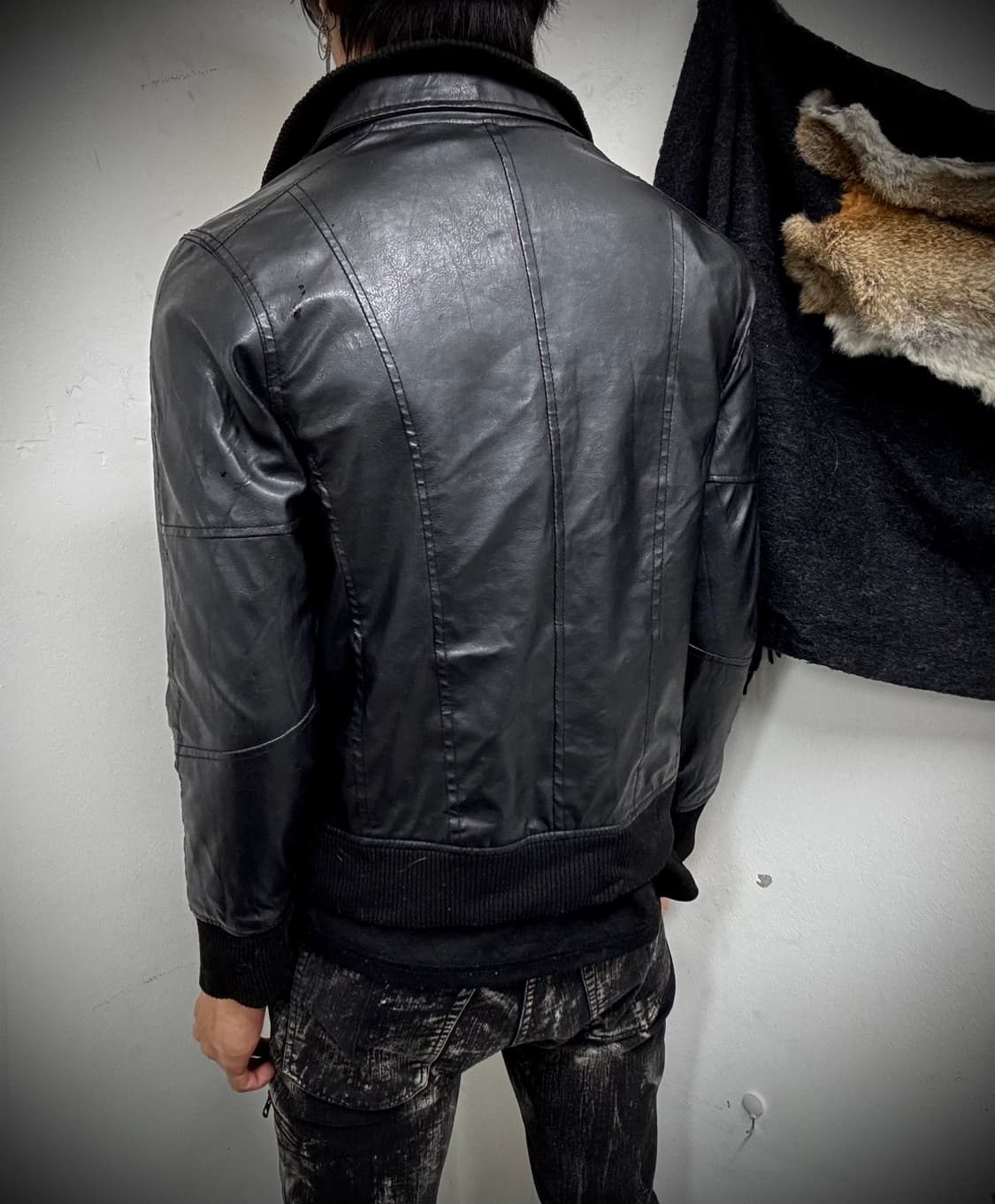  00‘s Design 2-way Double Neck Leather J 상품이미지10