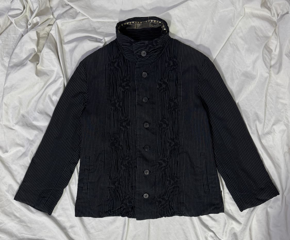 이세이미야케 HaaT 스트라이프 셔링 자켓 상품이미지5
