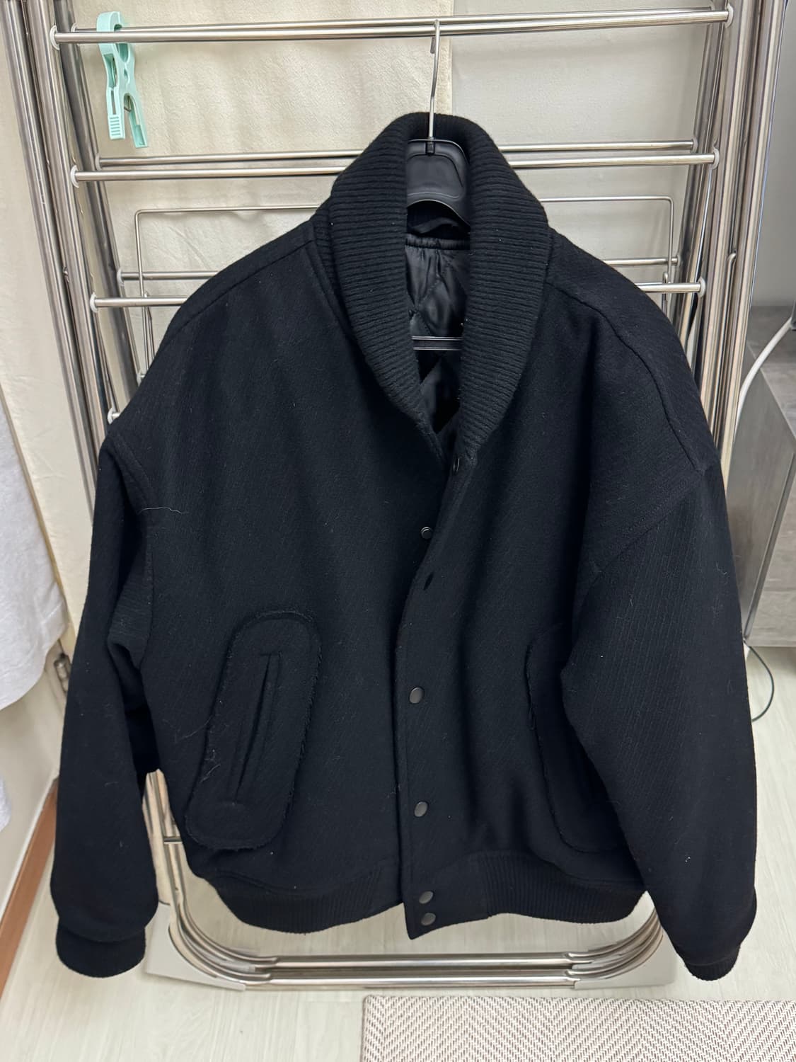 홀리선 스테디엄 트윌 울 자켓 블랙 상품이미지2