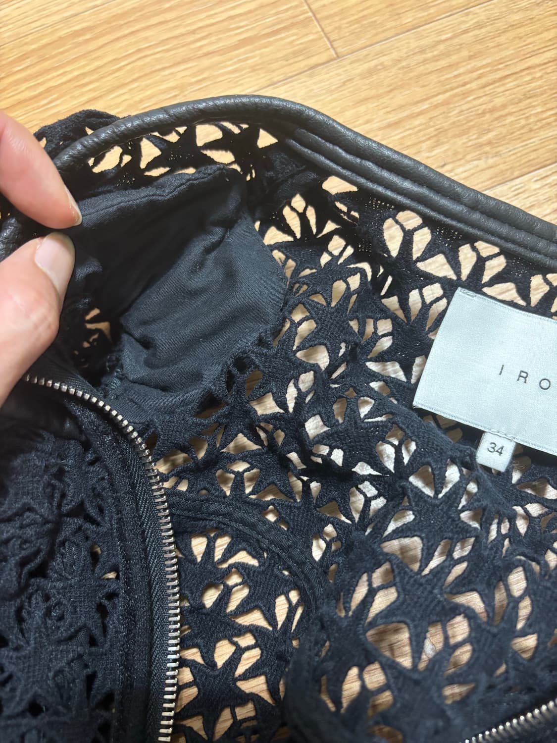 IRO 아일렛 레이스 블랙 자켓 상품이미지5