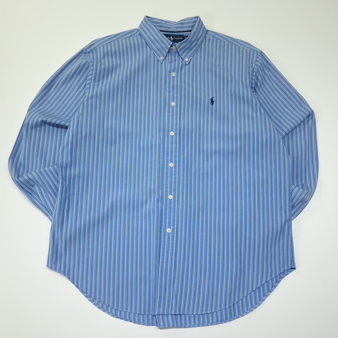 CL291 XL 폴로 코튼 멀티스트라이프 블루 셔츠 남방 상품이미지1