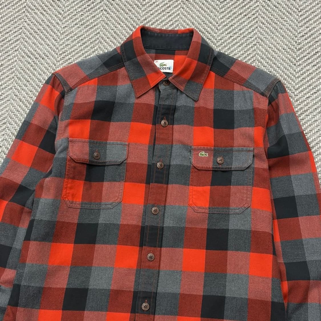 라코스테 체크 셔츠 v2365 상품이미지3