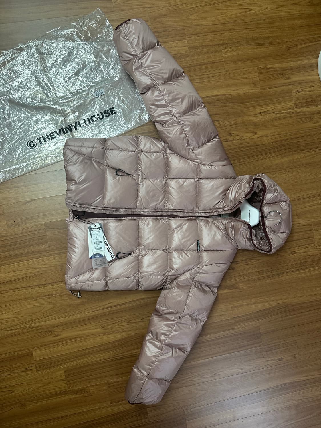 더바이닐하우스 HOODED DUCK DOWN JACKET PINK 상품이미지5