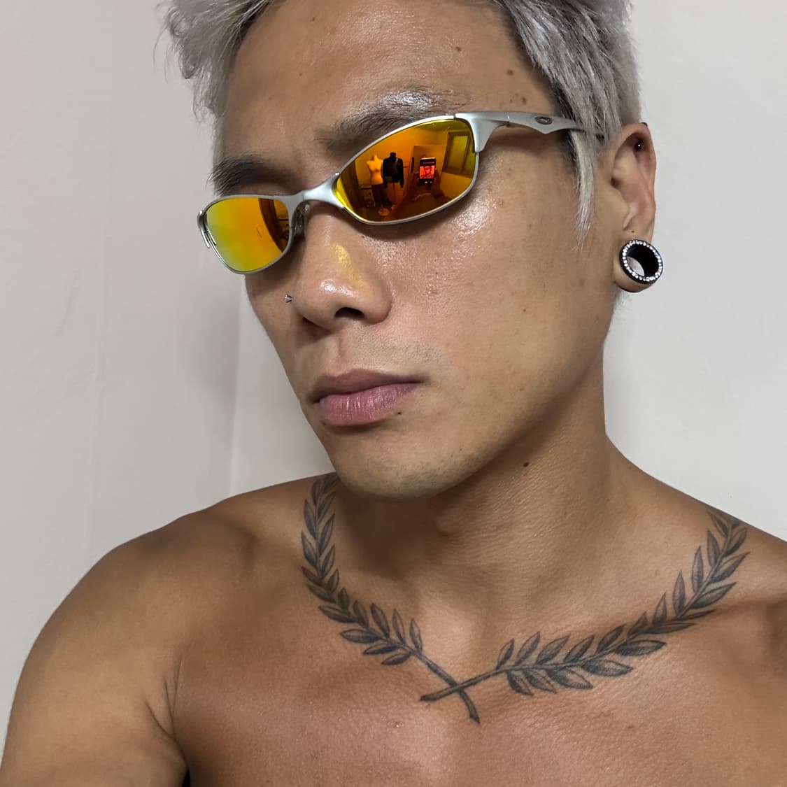 오클리 와이어탭 1.0 실버 선글라스 상품이미지3