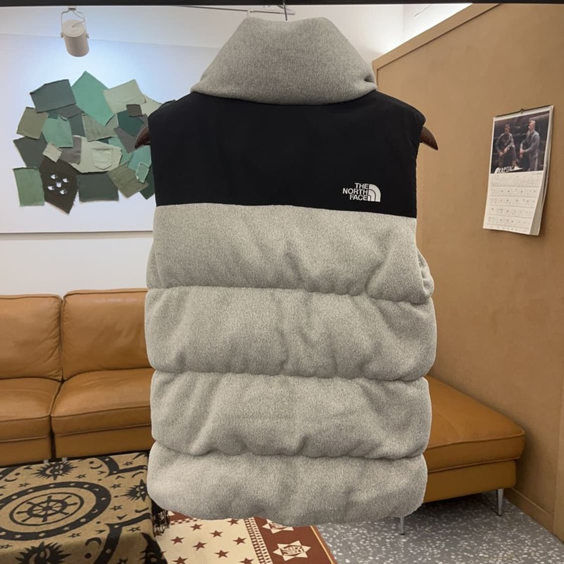 노스페이스 700 멜란지그레이 거위털 패딩 조끼 85 C08585 상품이미지4