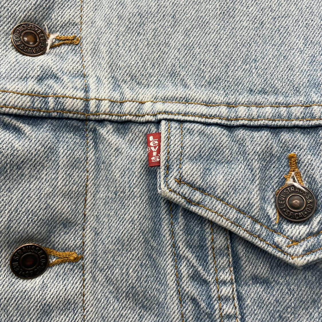 90s 리바이스 70507 made in USA 타입3 데님 자켓 상품이미지5