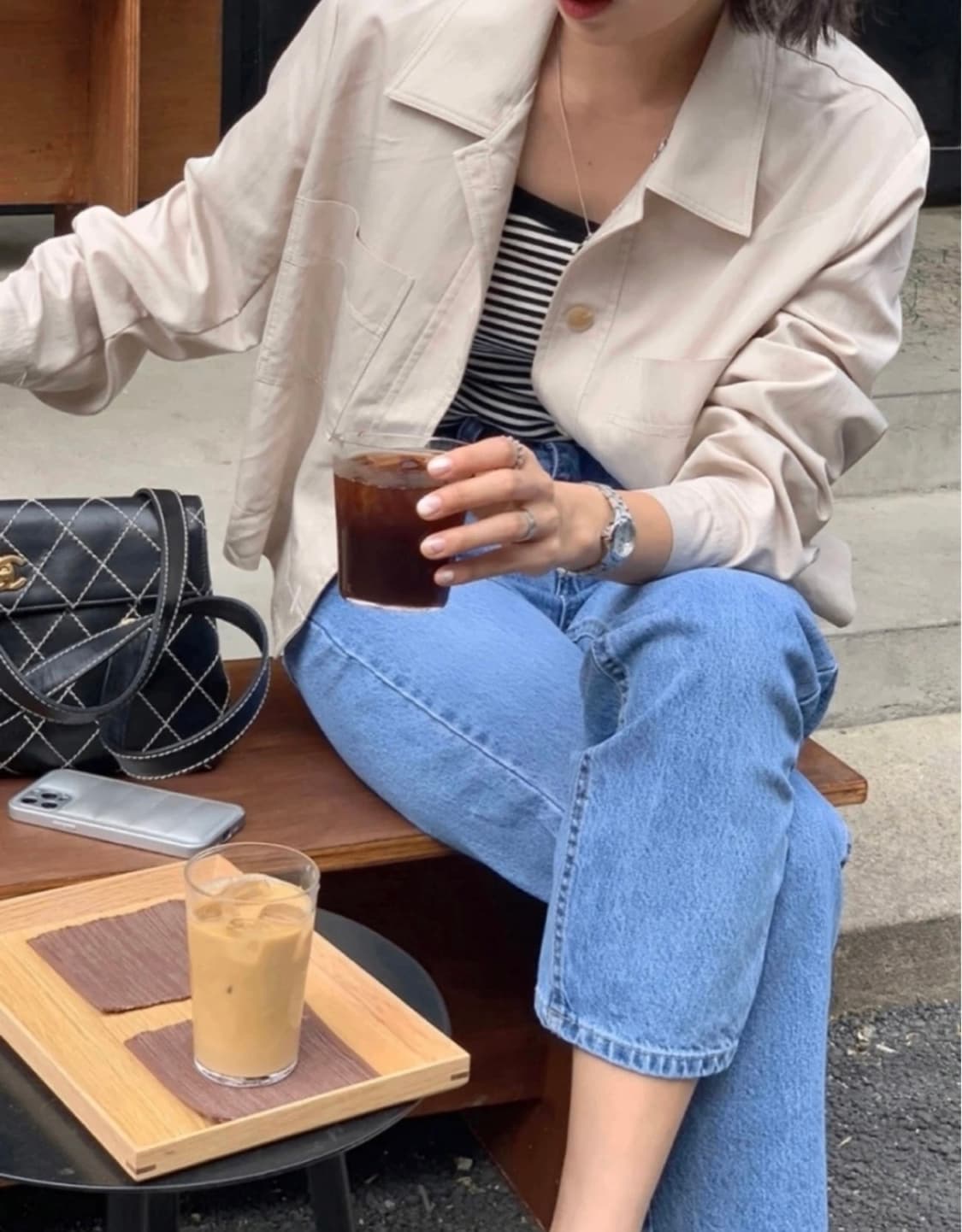 에이치모드 베이지셔츠 상품이미지3