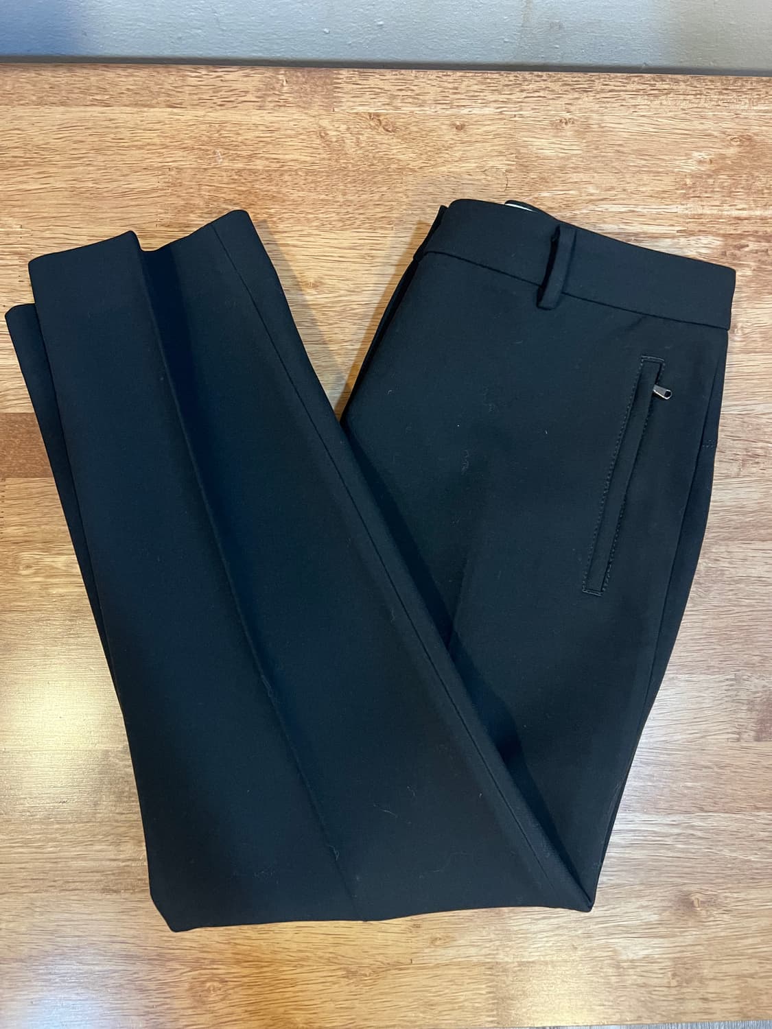 페세리코 여자 블랙 간절기팬츠 9부슬렉스 상품이미지1