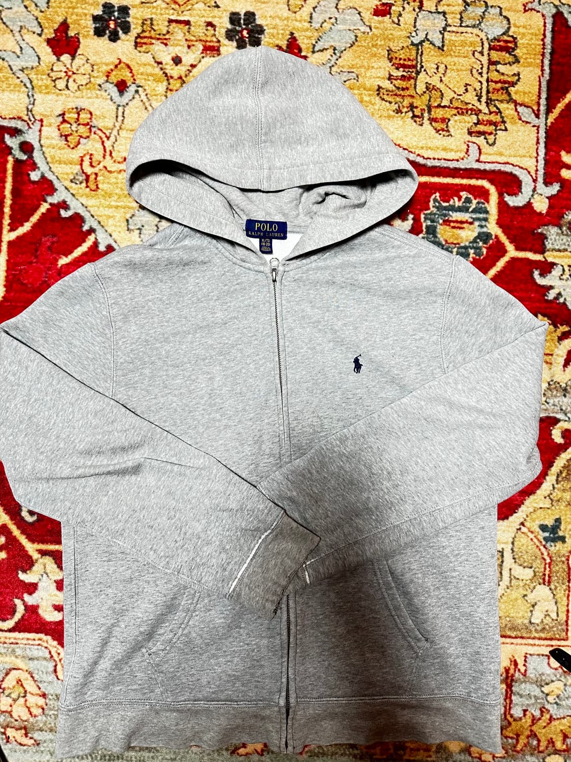 폴로 랄프로렌 그레이 후드집업  상품이미지1
