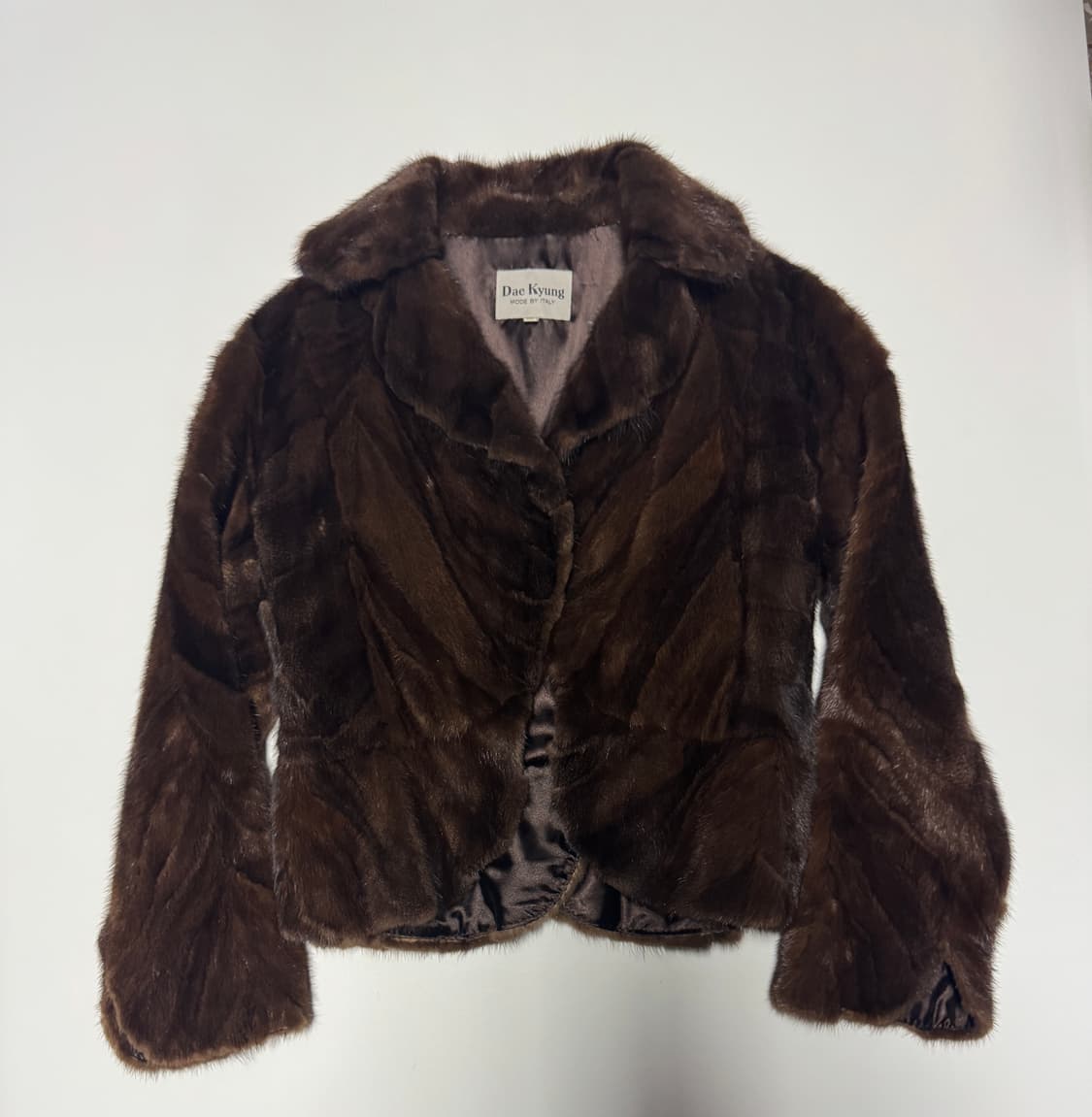 여성 대경모피 밍크 100% 밍크 크롭 자켓 S 상품이미지1