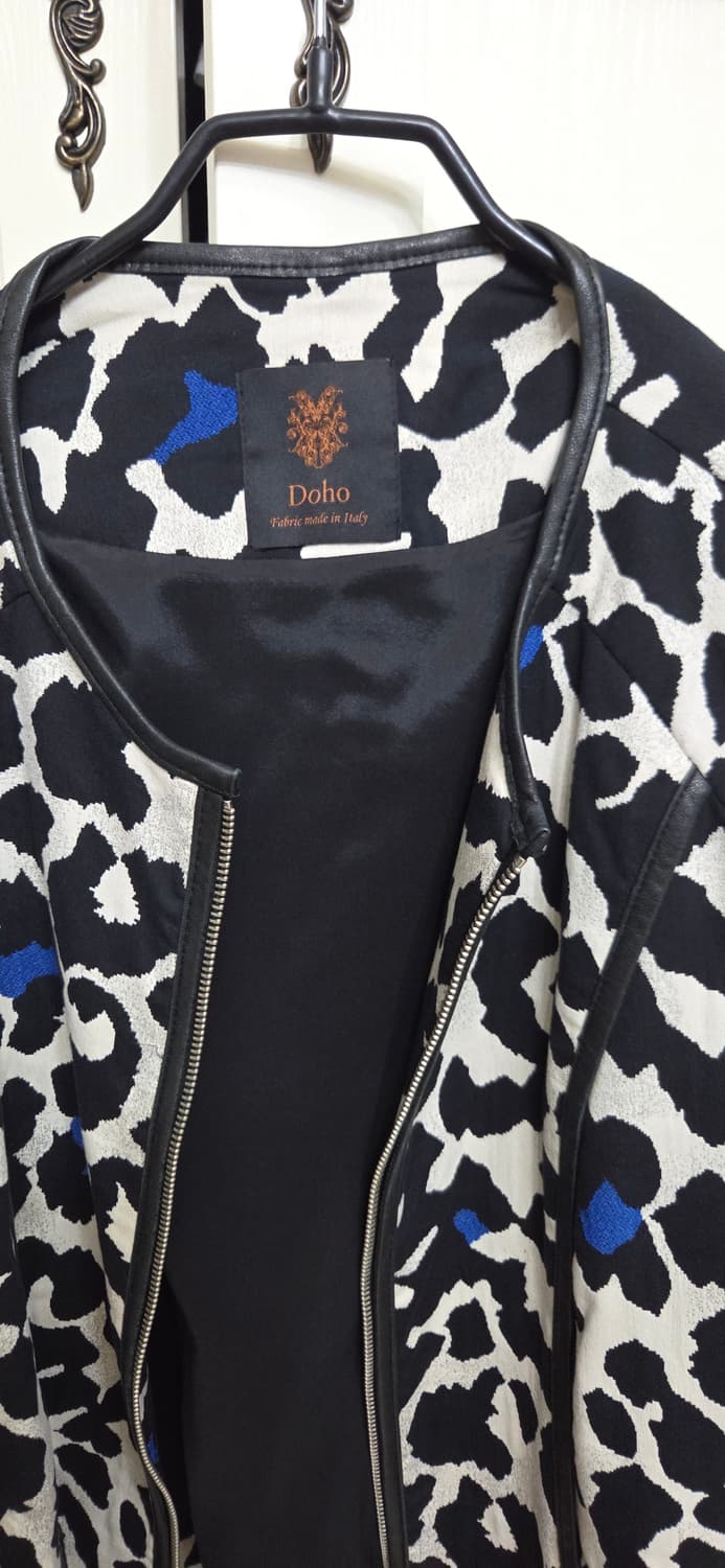 도호 양가죽 배색 점퍼  상품이미지2