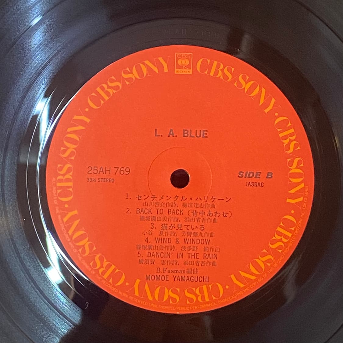 (LP) Momoe Yamaguchi -L.A. Blue 상품이미지5