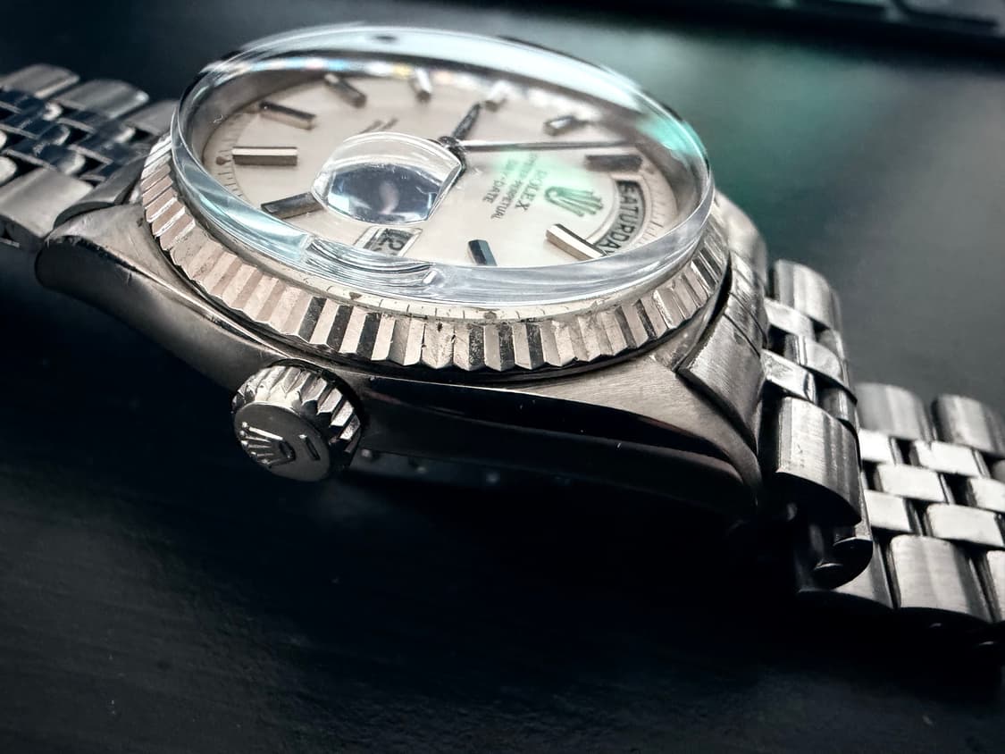 롤렉스 빈티지 데이데이트 1803 화이트골드 18k 레어 희귀 금통 상품이미지4