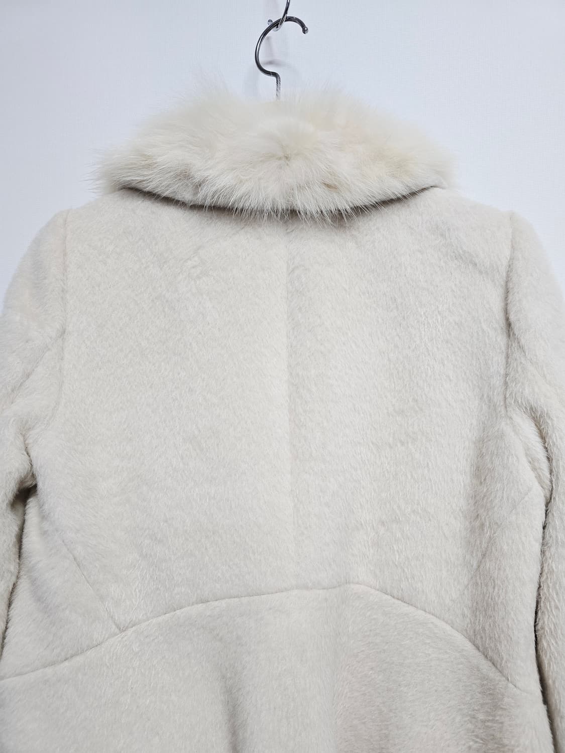 모조에스핀 아이보리 폭스퍼 코트 모자켓 85 상품이미지6