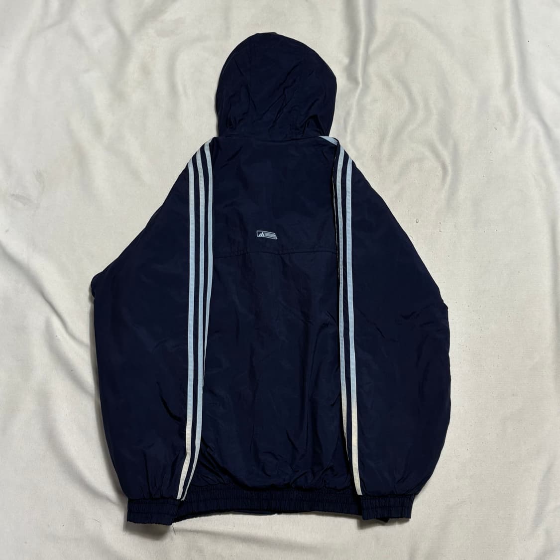 95 아디다스 스카이블루 삼선 나일론 바람막이 상품이미지3