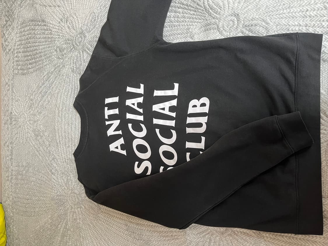 안티소셜소셜클럽 기본 로고맨투맨 L 상품이미지3