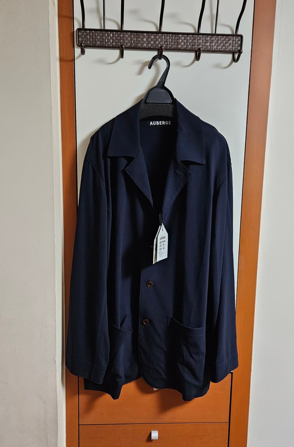 [새상품,42] 26SS 오베르쥬 라자로 네이비 팝니다 상품이미지2