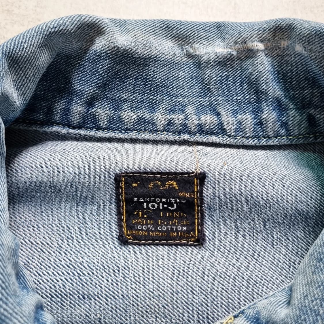 60s USA Lee 101-J 42L sz 상품이미지7