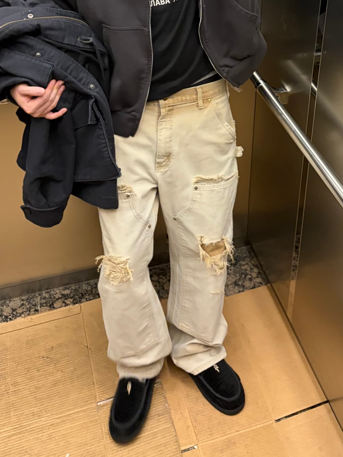 OG 칼하트 B136 더블니 BRN 칼하트 썩블니 상품이미지6