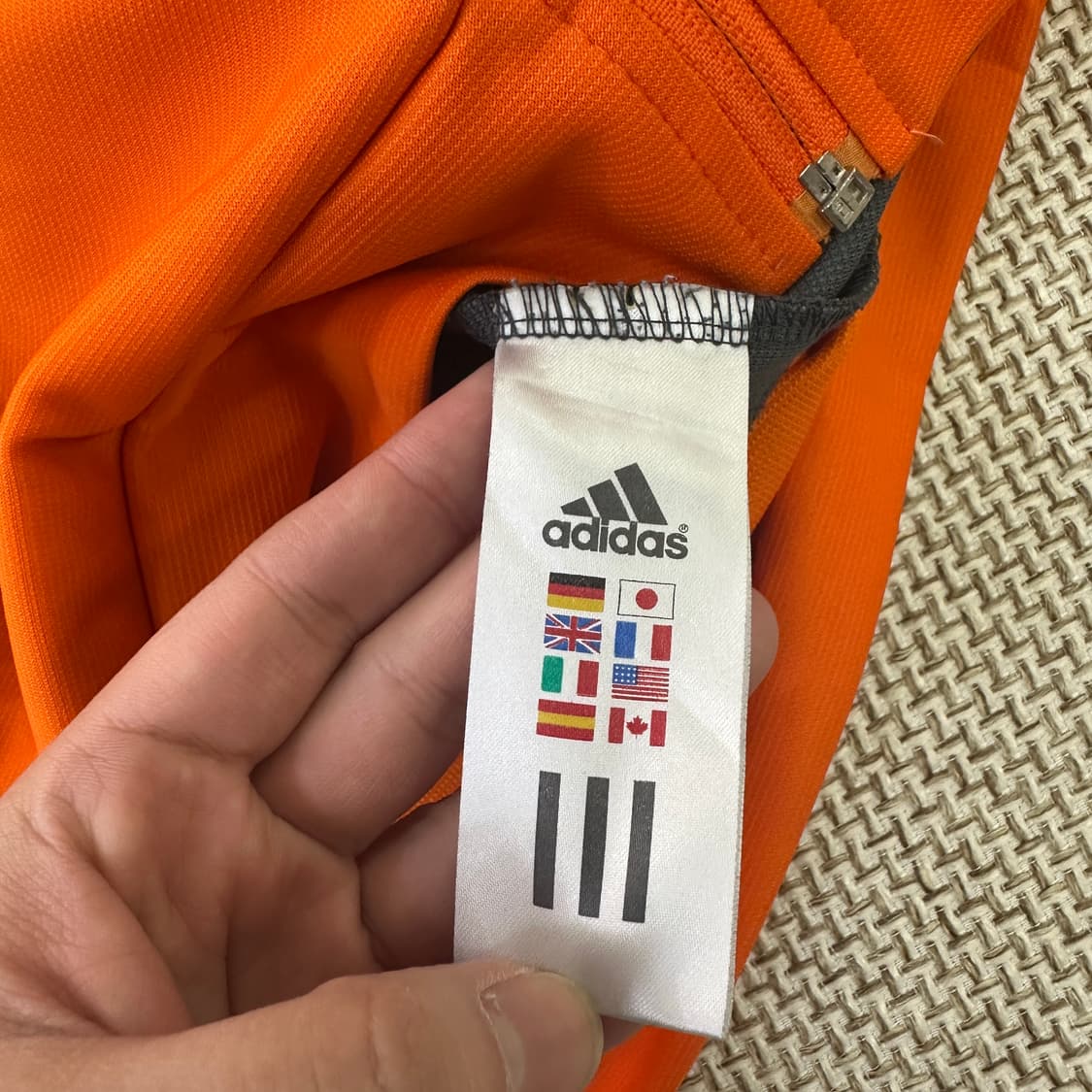 90 아디다스 빅로고 트랙탑 집업 0326D 상품이미지3