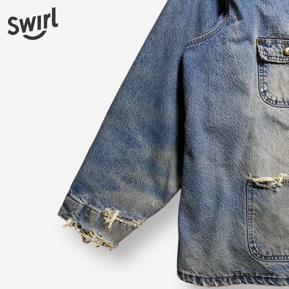 🌊Carhartt Blanket Denim chore coat 상품이미지7