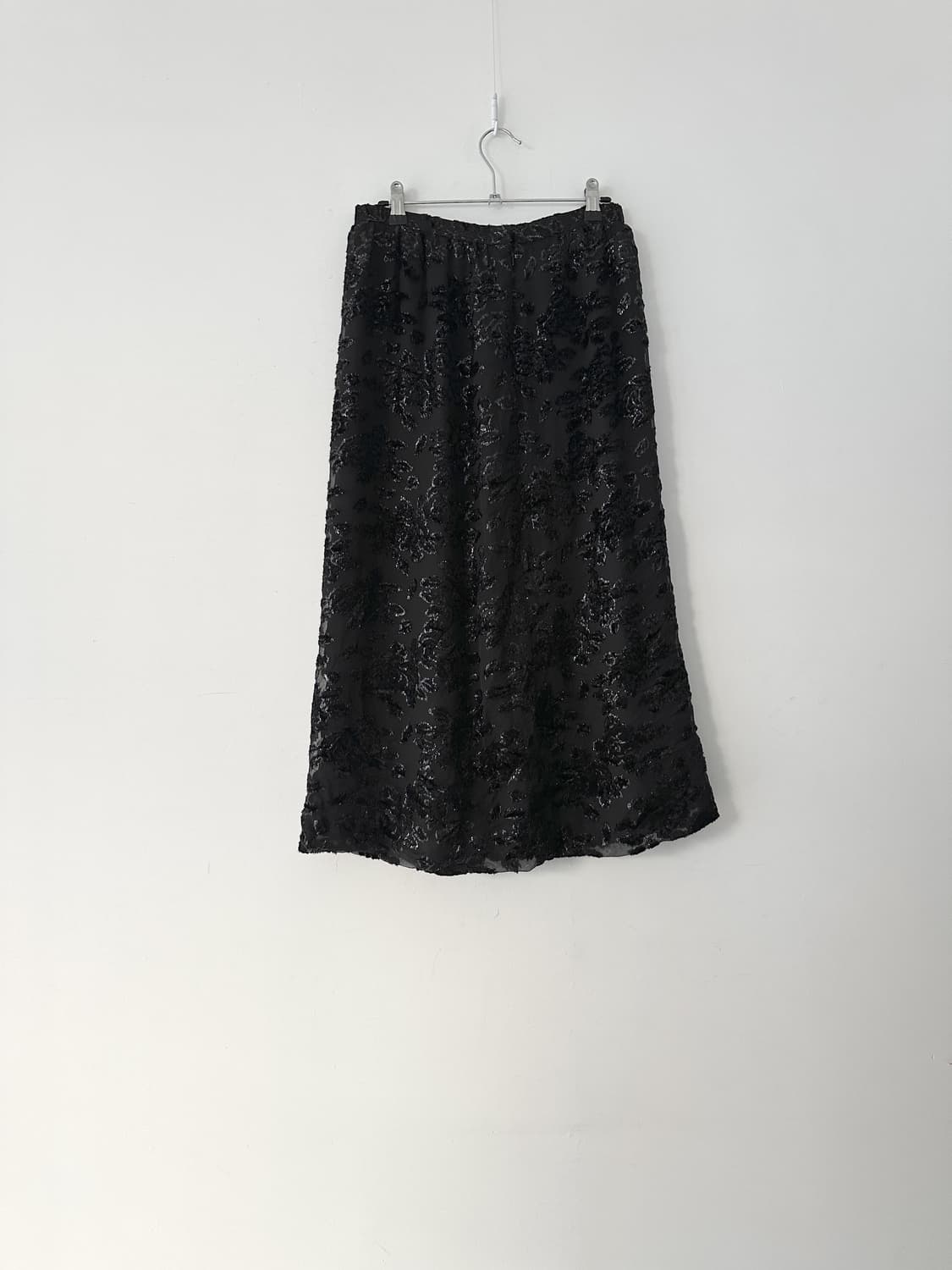 Gliter & velvet mix flower skirt 상품이미지4