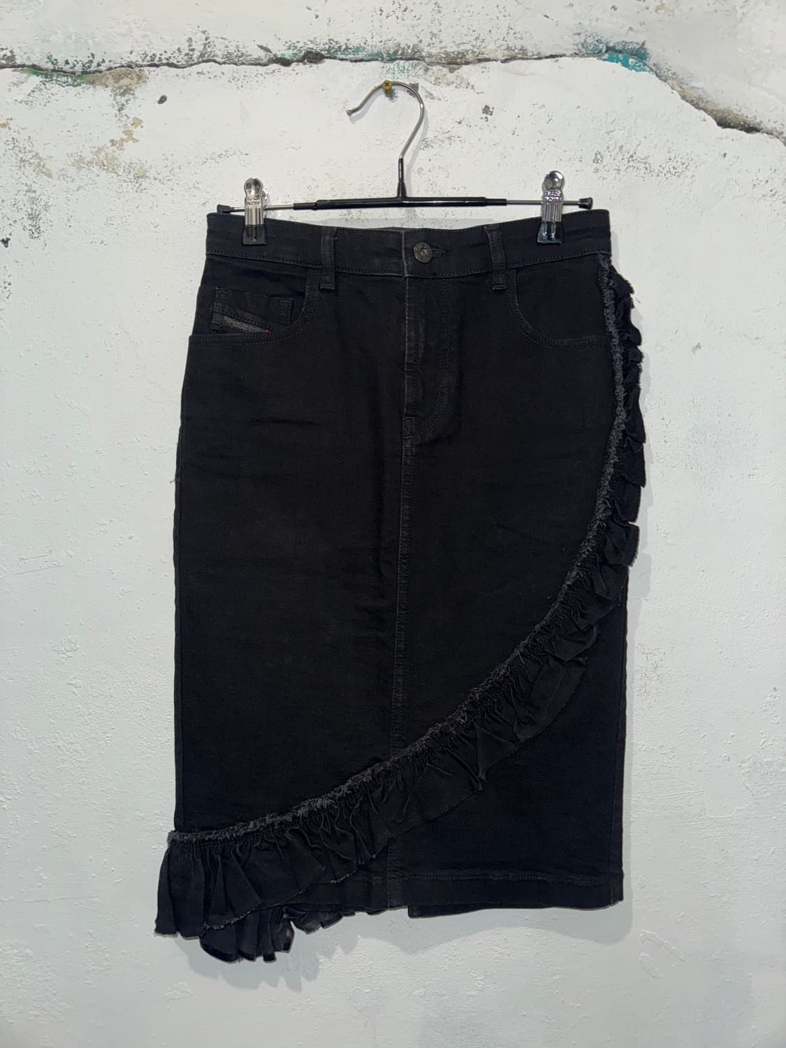 디젤 프릴 데님 스커트 상품이미지1