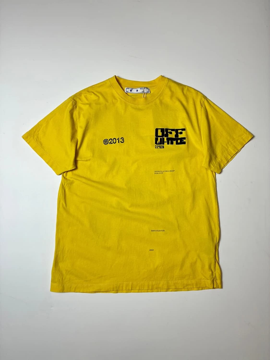 오프화이트 21ss 에로우 로고 옐로우 반팔 티셔츠 PN8605 상품이미지3