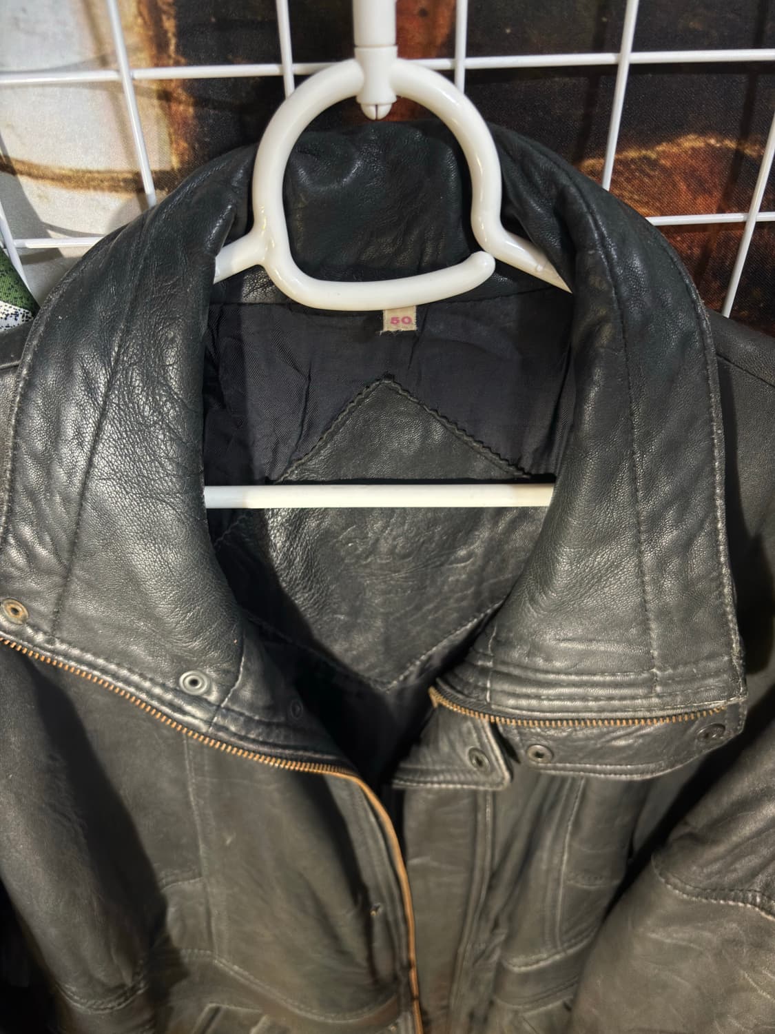 Imperio Del Antilope S.A. 하프 코트 레더 자켓 50 상품이미지6