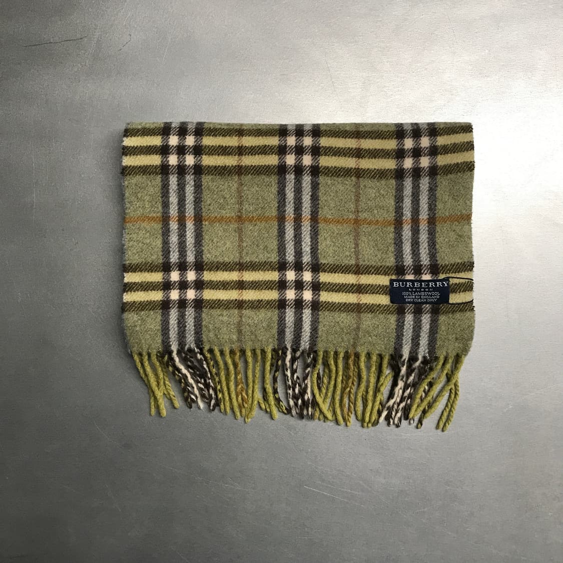 버버리 정품 램스울 머플러 카키 상품이미지2