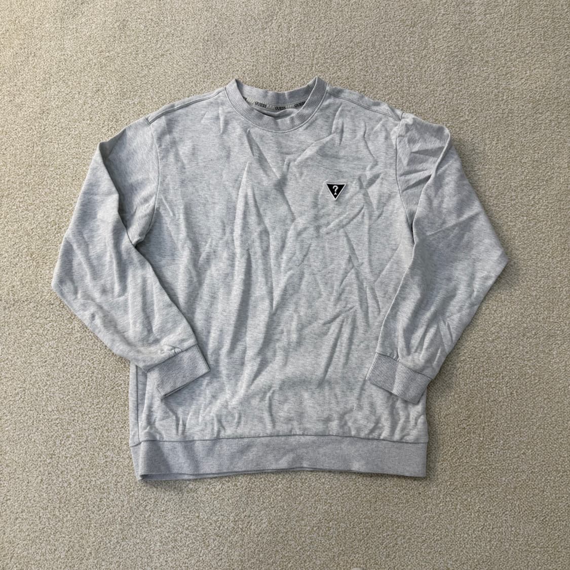 S 게스 스몰로고 맨투맨 0204T2 상품이미지1