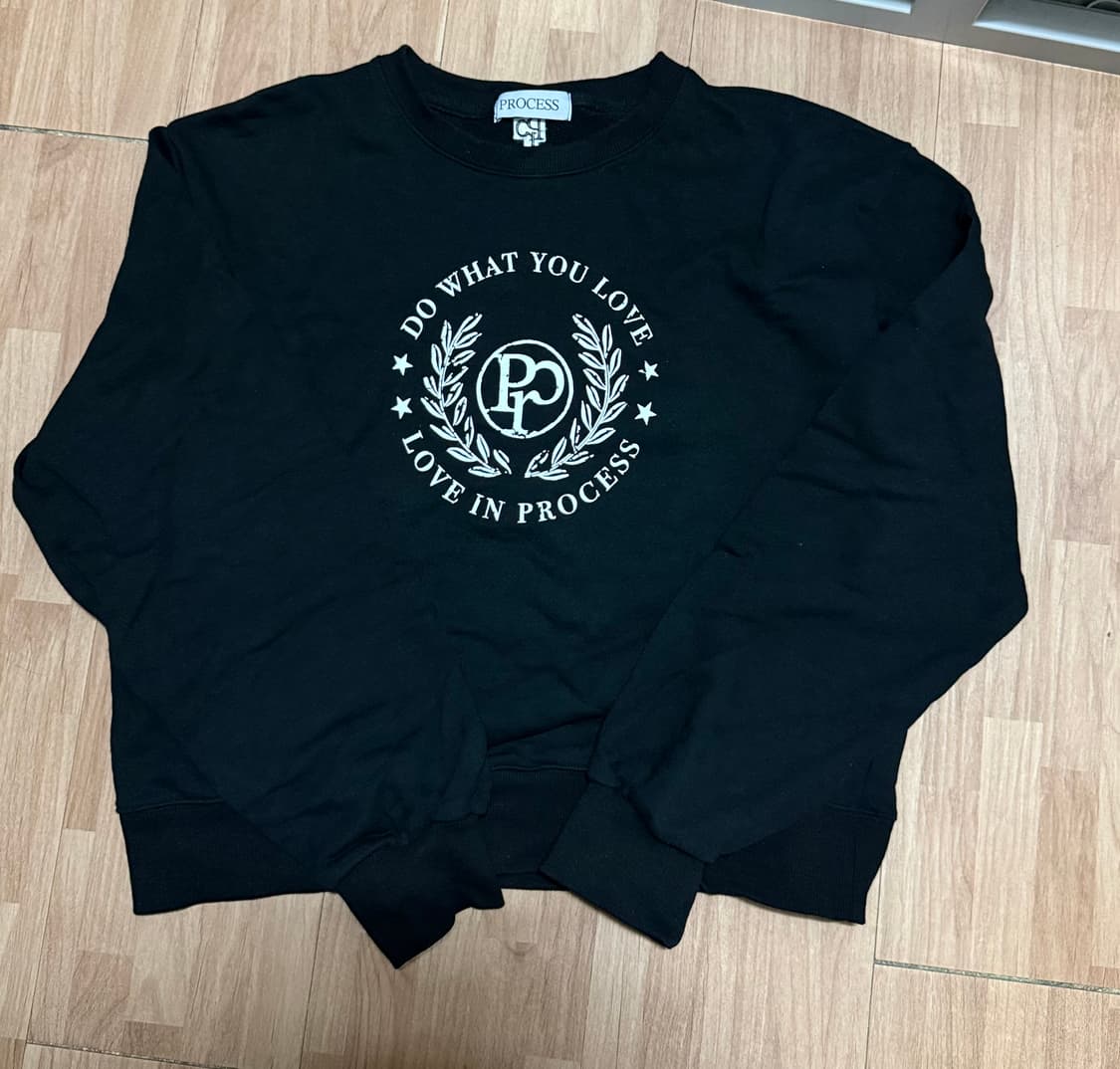 PROCESS 프로세스 Classic Love 블랙 맨투맨 상품이미지2