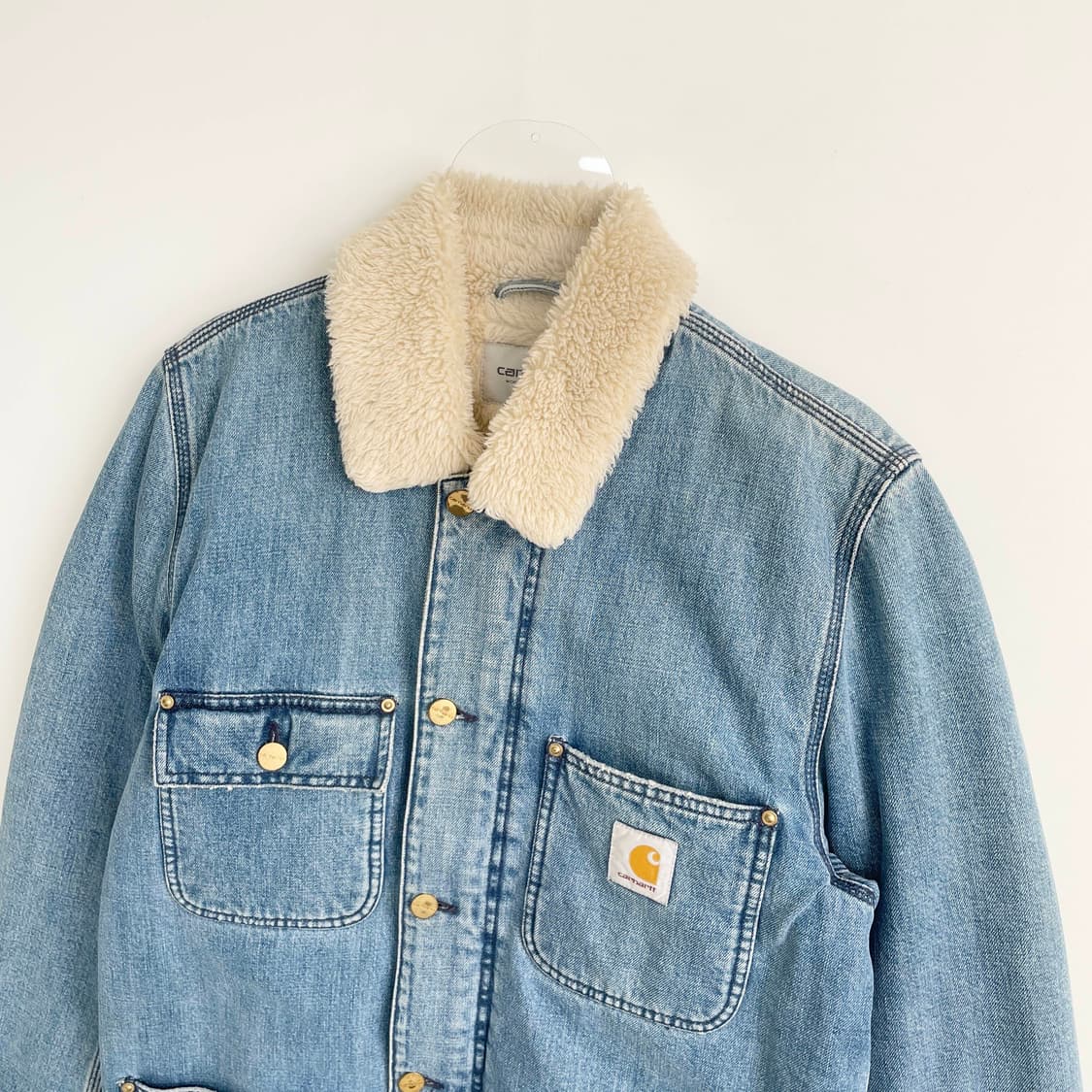 F2 칼하트 WIP 윕 피닉스 쉐르파 데님 초어 자켓 M사이즈 상품이미지2