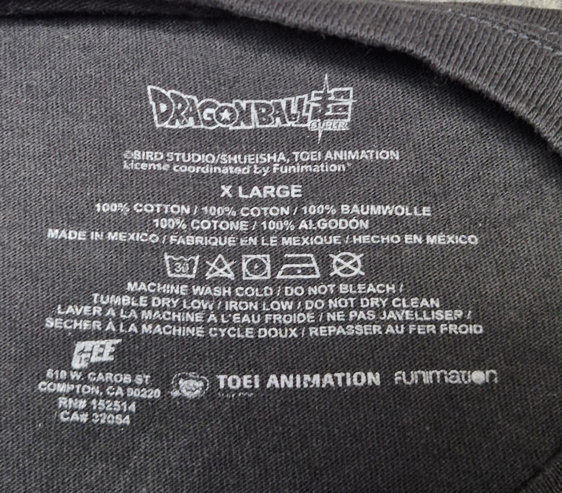 [XL]드래곤볼 오피셜 티셔츠  -208 상품이미지3
