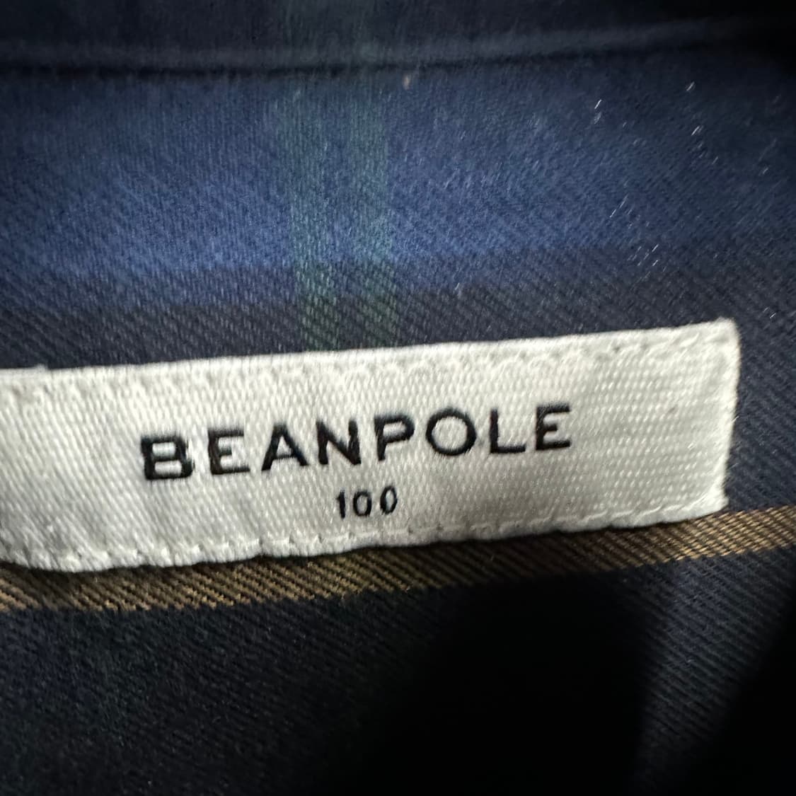 100 빈폴 남자 체크 셔츠 상품이미지3