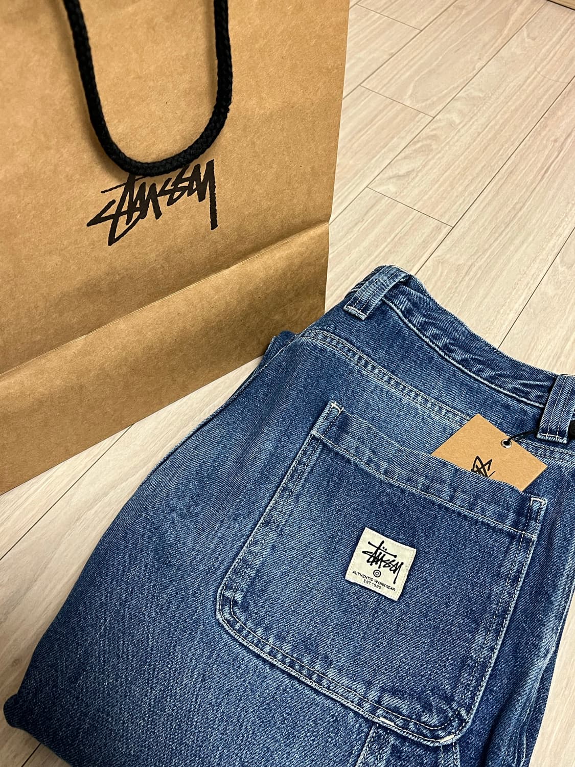 스투시 더블니 데님 (BLUE) 32size 상품이미지8