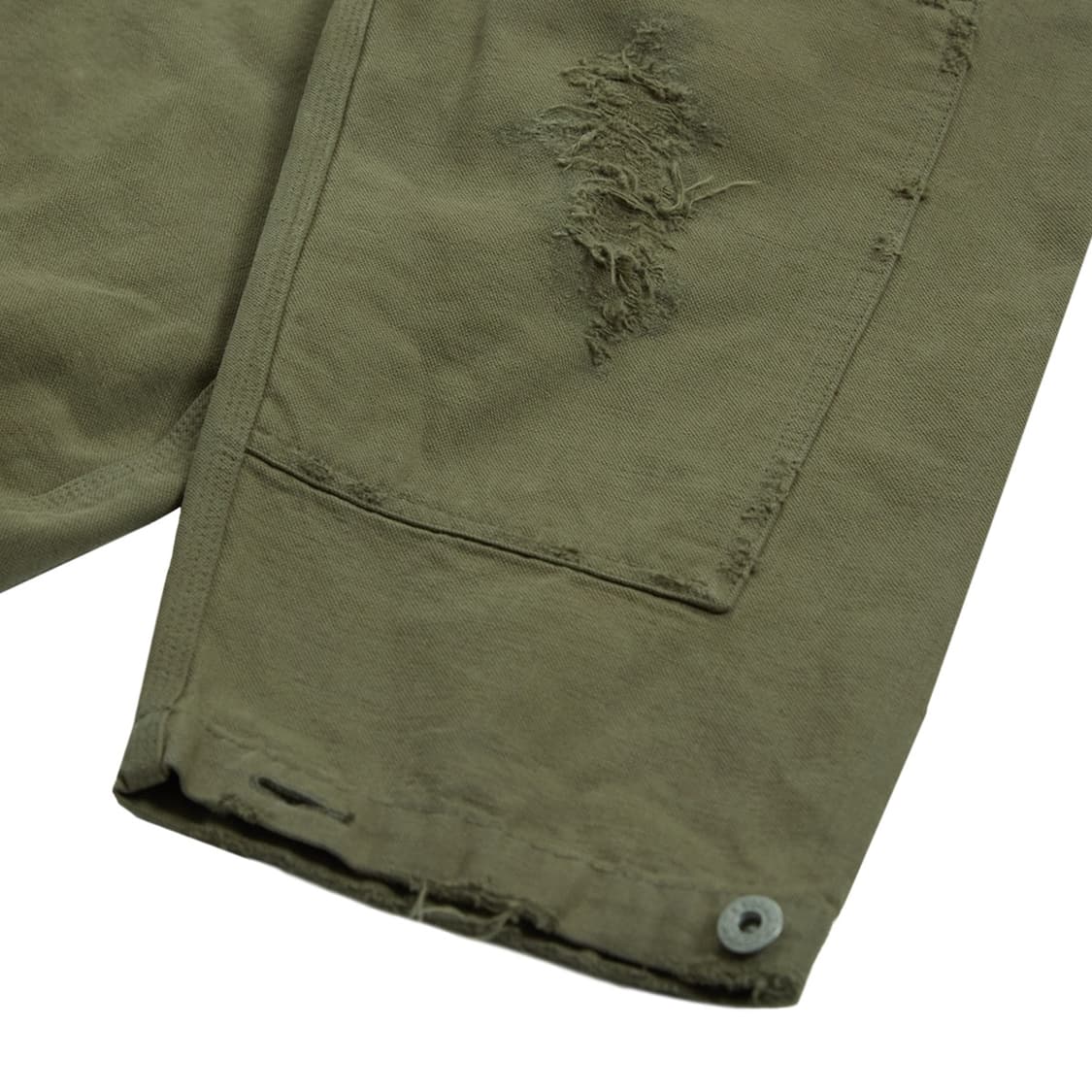 Alfred STONE WASHED SMOCK JACKET / KHAKI 상품이미지4