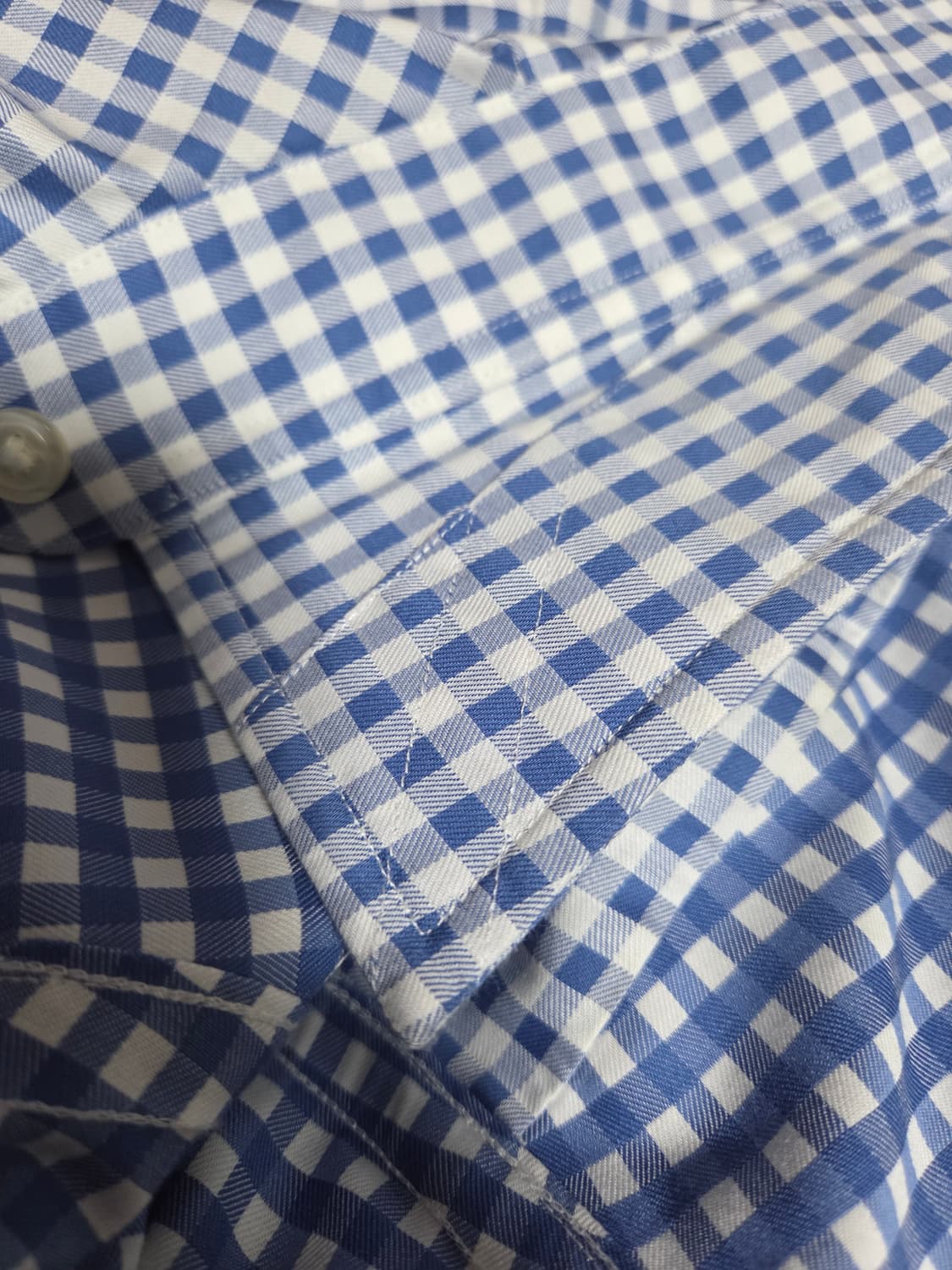 찰스띠릿 블루깅엄셔츠 105 상품이미지5