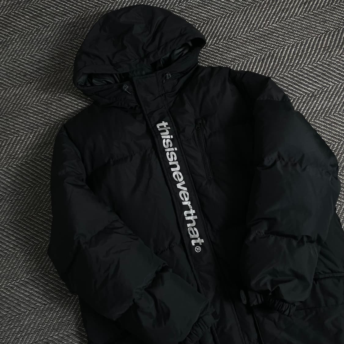 디스이즈네버댓 스펠아웃 빅로고 다운 롱패딩y 3405 상품이미지1