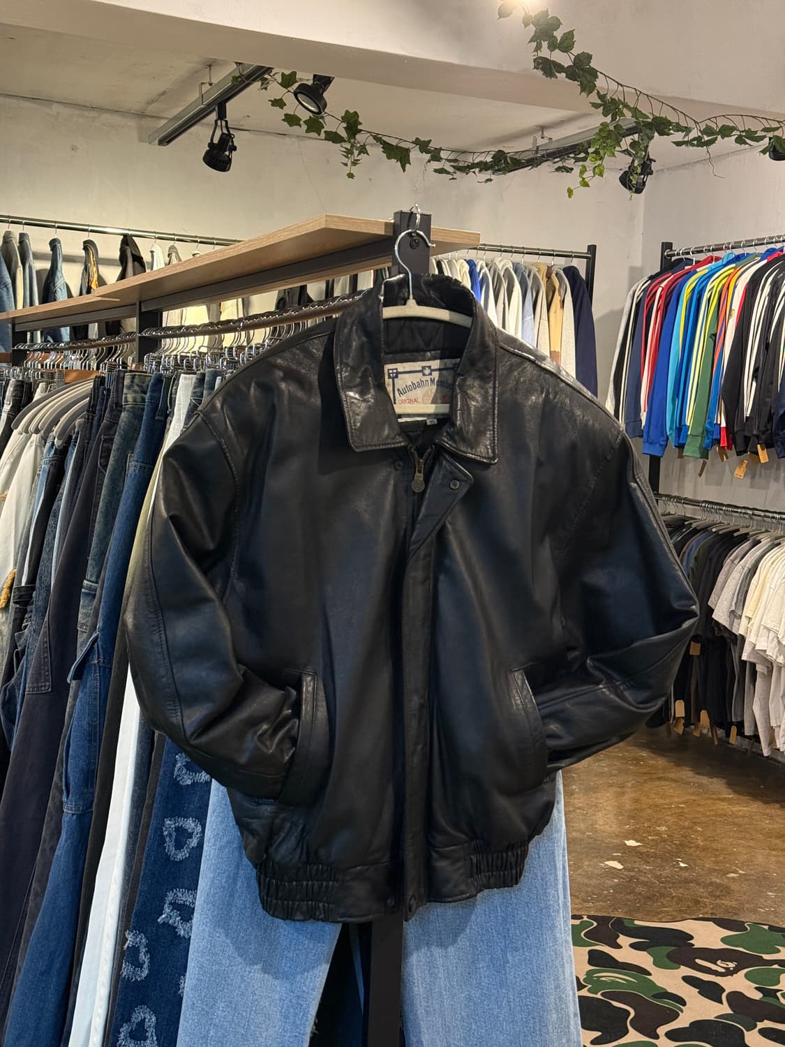 Autobahn Member 빈티지 가죽 자켓 상품이미지4