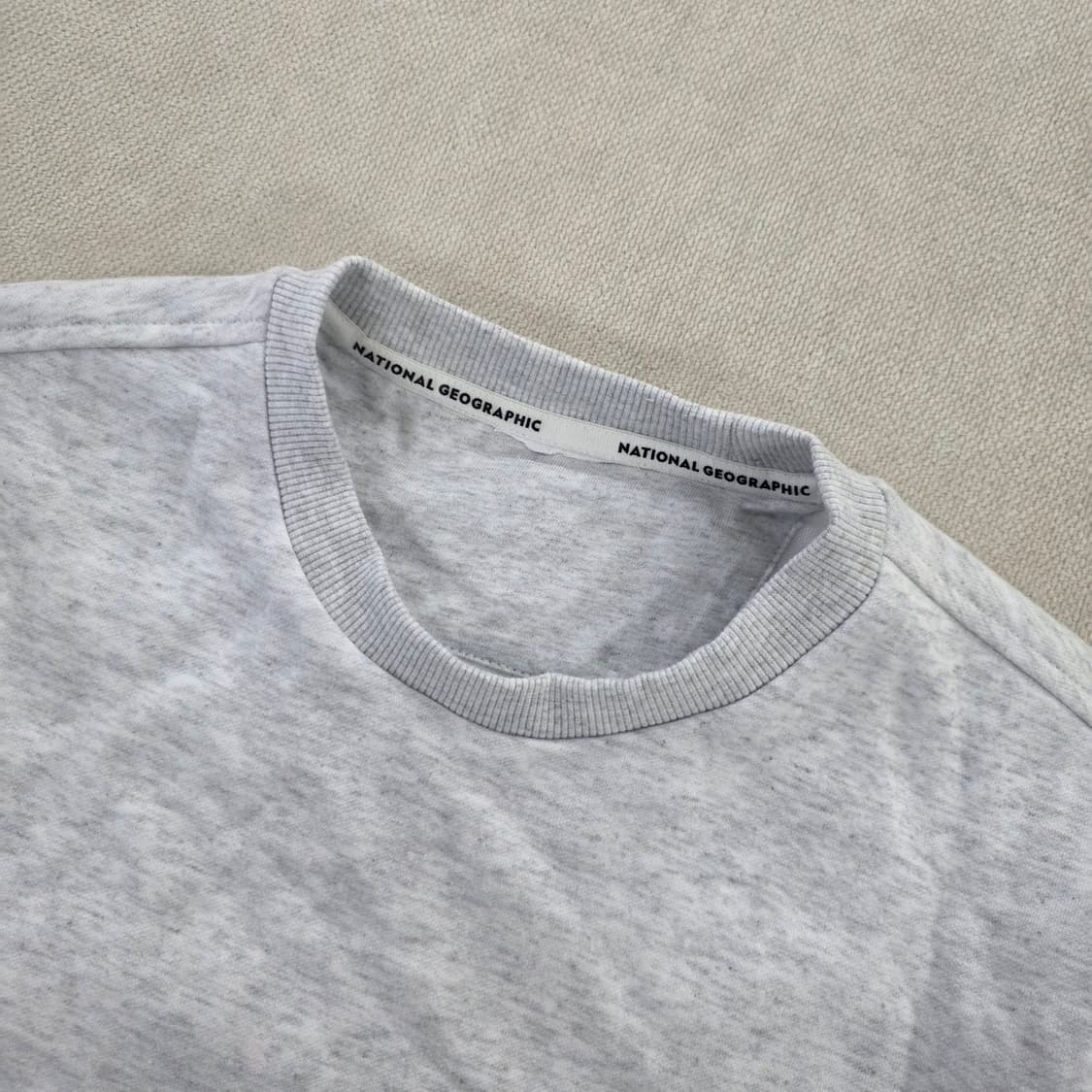 XS 내셔널지오그래픽 스몰로고 맨투맨 0225J2 상품이미지2