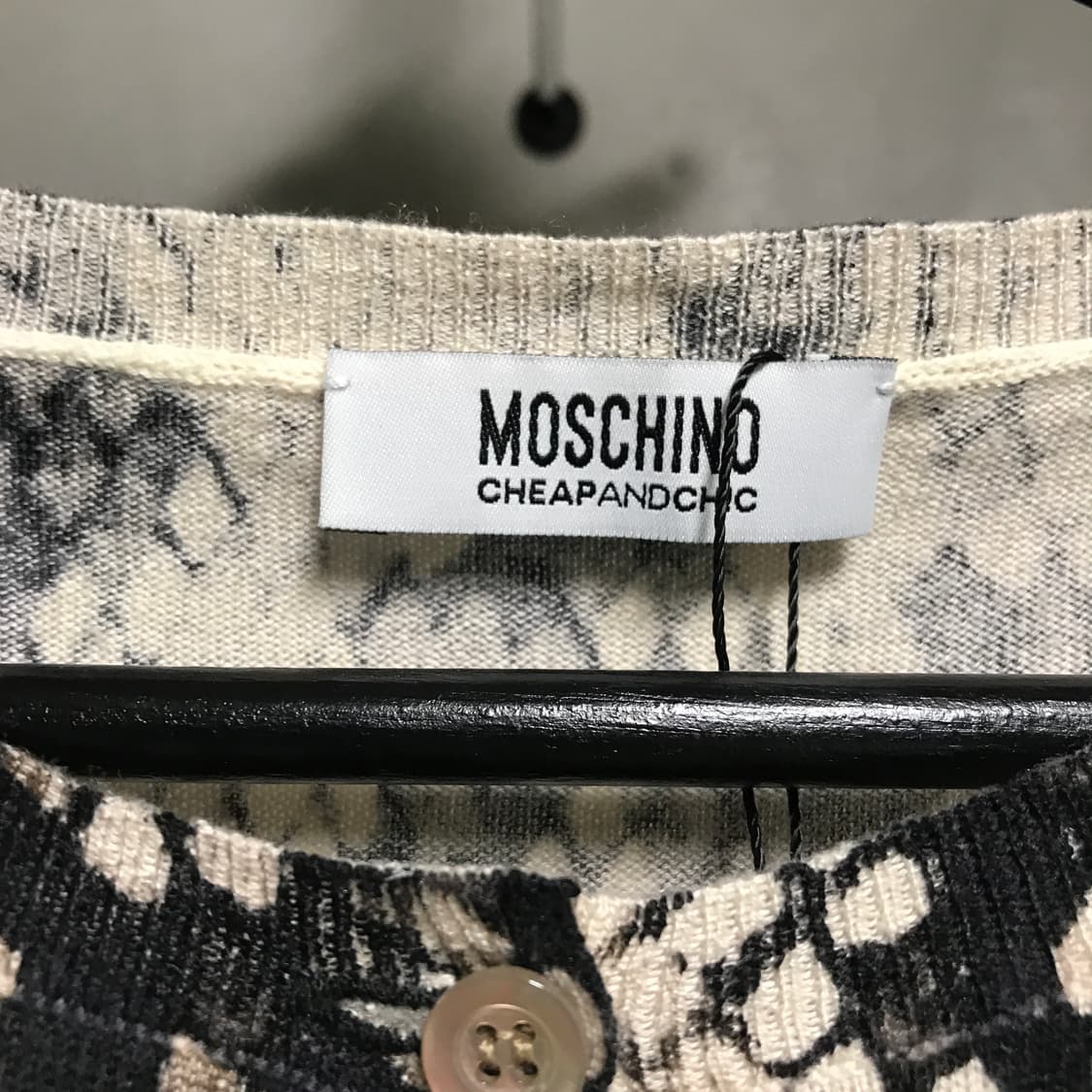 모스키노 스네이크 크롭 가디건 44(W) 상품이미지3