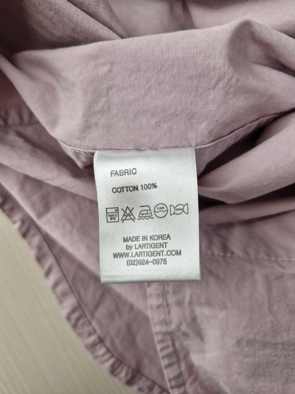 라티젠(LARTIGENT) LY 버튼 셔츠 바이올렛 상품이미지9