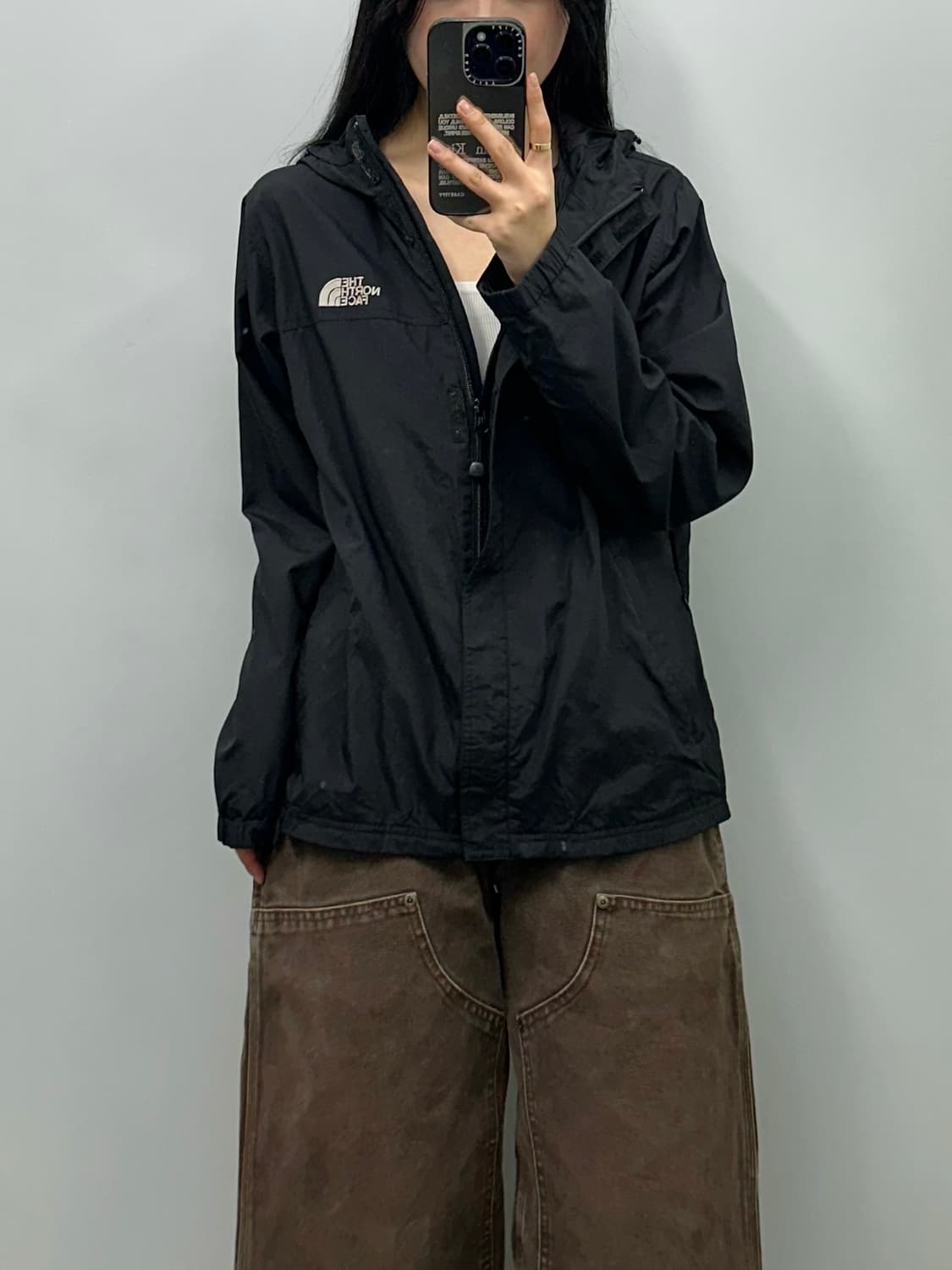 노스페이스 블랙 바람막이 자켓 상품이미지1