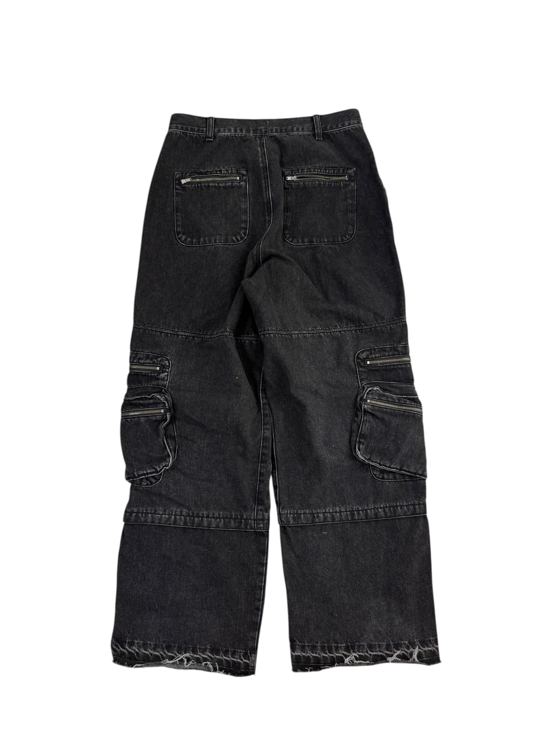 빅유니온 흑청 멀티포켓 카고팬츠 상품이미지7