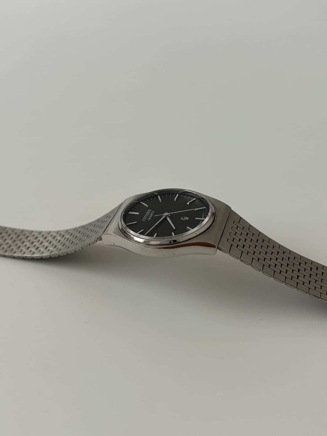 80s CQ brown dial silver quartz 상품이미지6