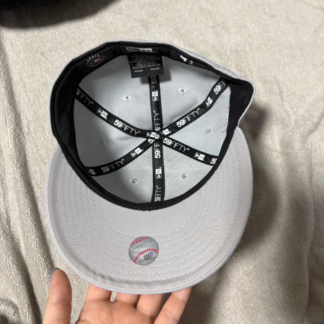 뉴에라 59FIFTY 돌핀 그레이 LA다저스 커브드 캡 모자 상품이미지6